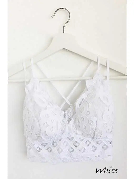 Scalloped Lace Bralette