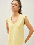 Cap Sleeve Tee - Butter