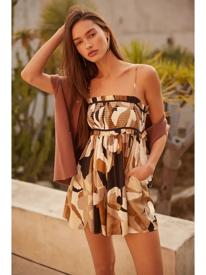 The Ryan Printed Romper