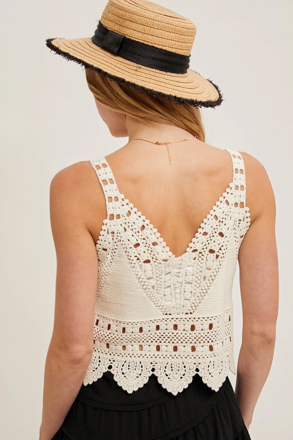 Cici Crochet Tank
