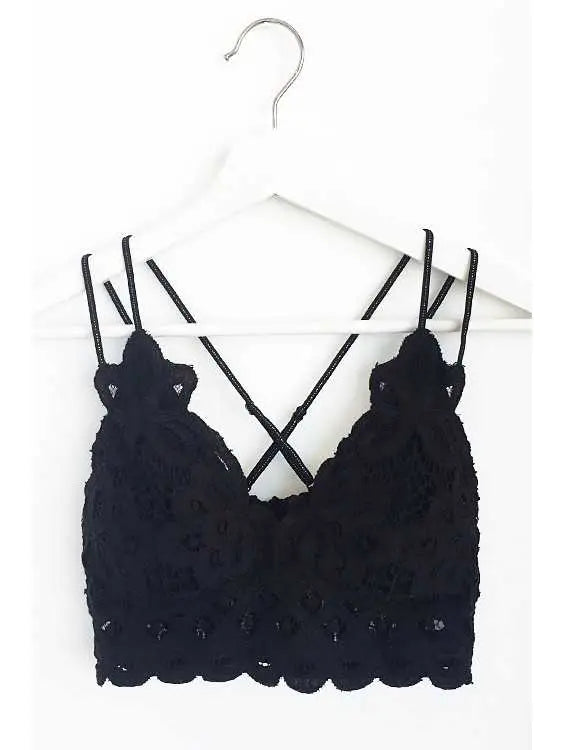Scalloped Lace Bralette