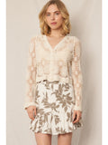 Flower Crochet Cardigan