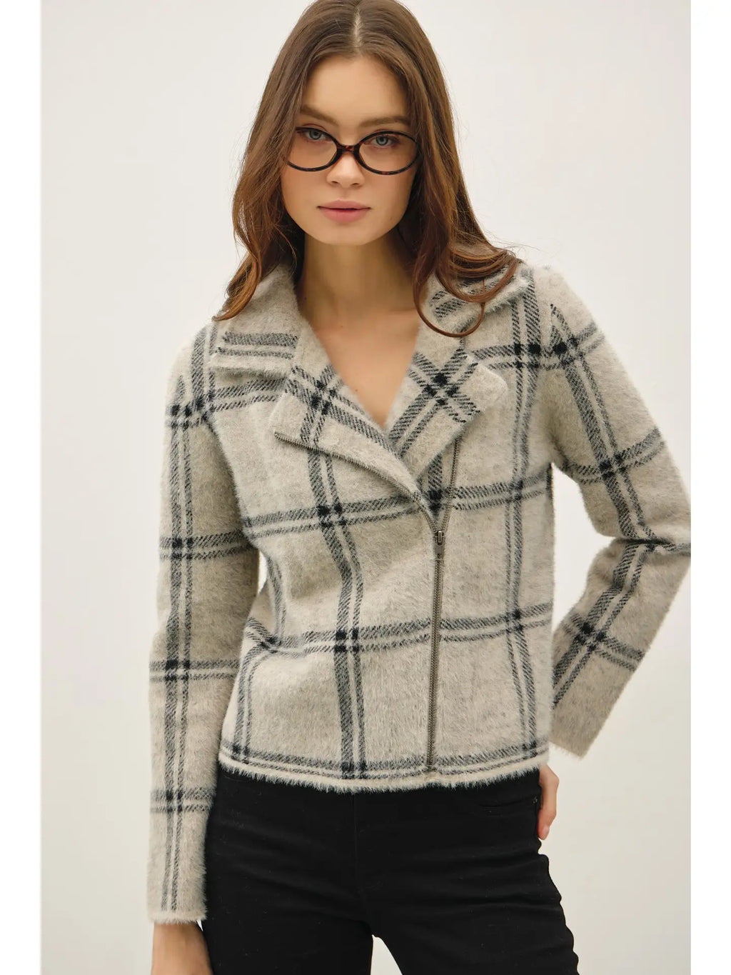 The Trina Plaid Jacket