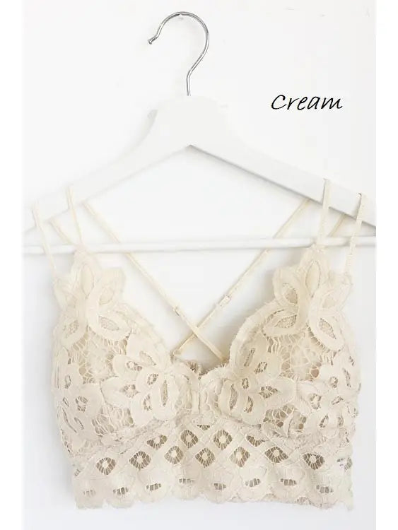 Scalloped Lace Bralette