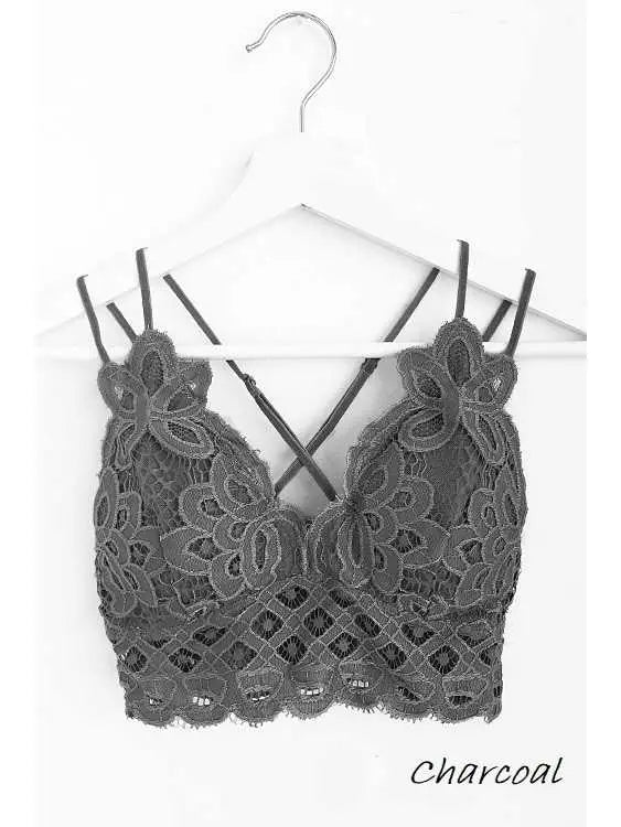 Scalloped Lace Bralette