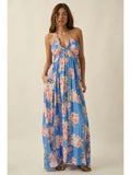 The Retro Blue Maxi