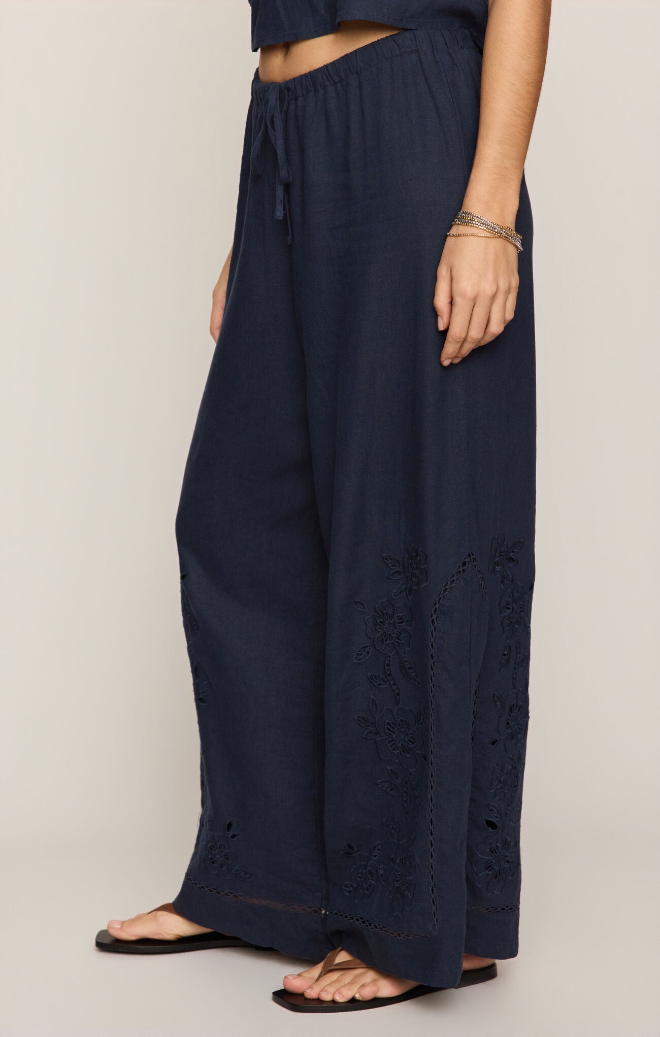 Sid Embroidered Woven Pant - Z Supply