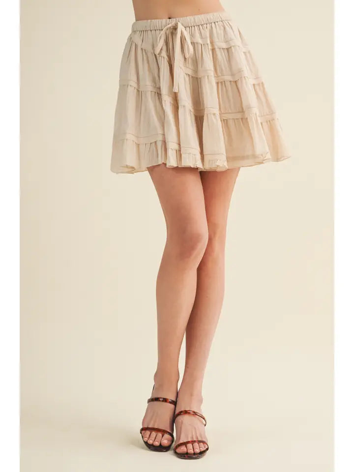 Diagonal Seam Skort