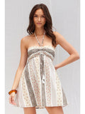 Floral Patchwork Mini Dress