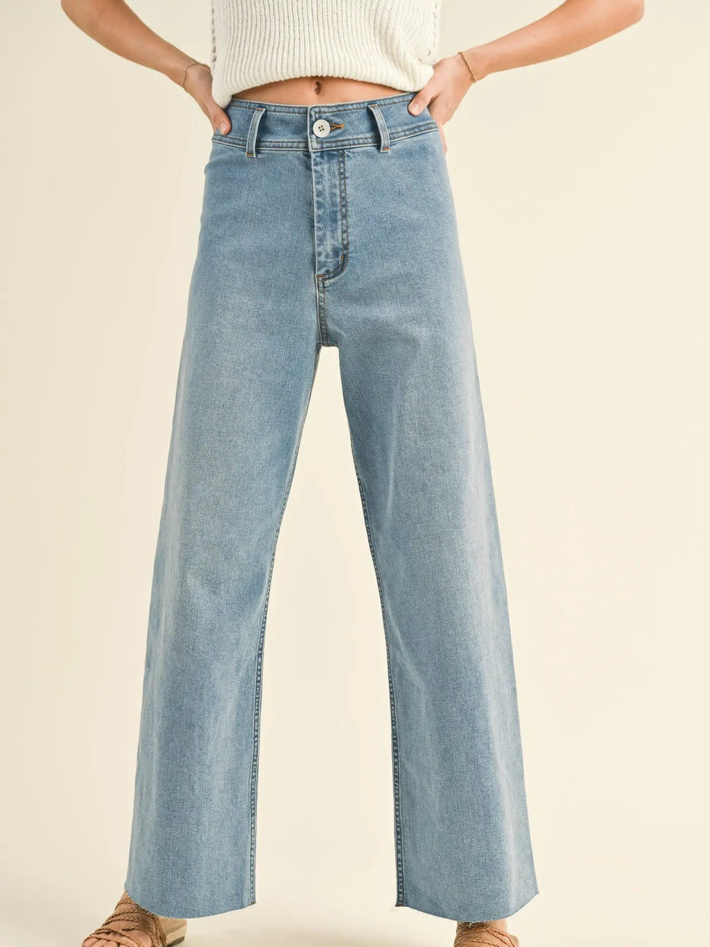 The Whitley Wide Leg - Denim