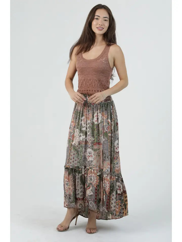 The Smocked Waist Skirt