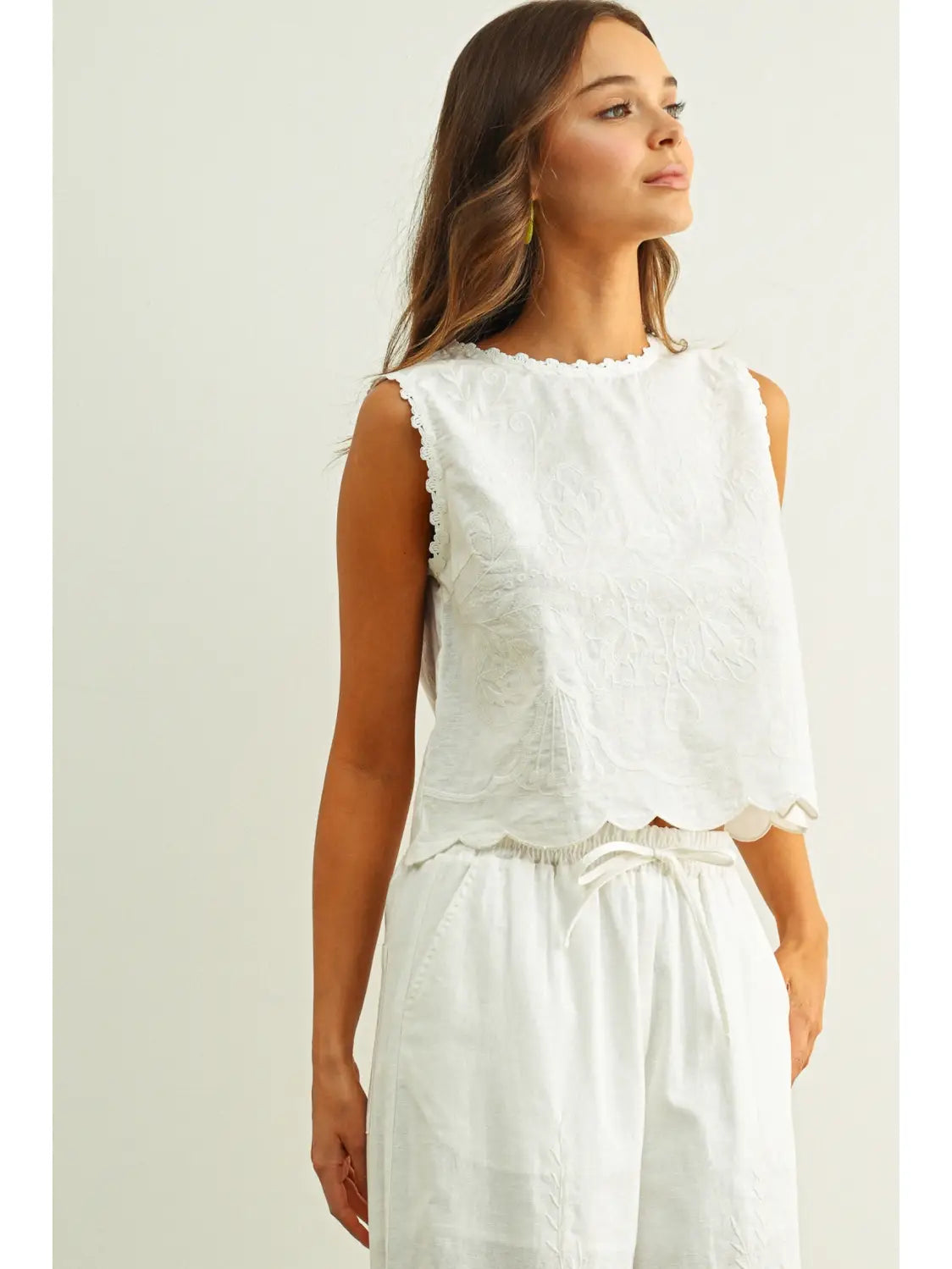The Eve Embroidered Tank