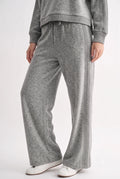 Cable Knit Lounge Pant - Grey