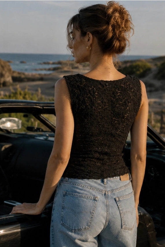 Soft Lace Sleeveless Tank