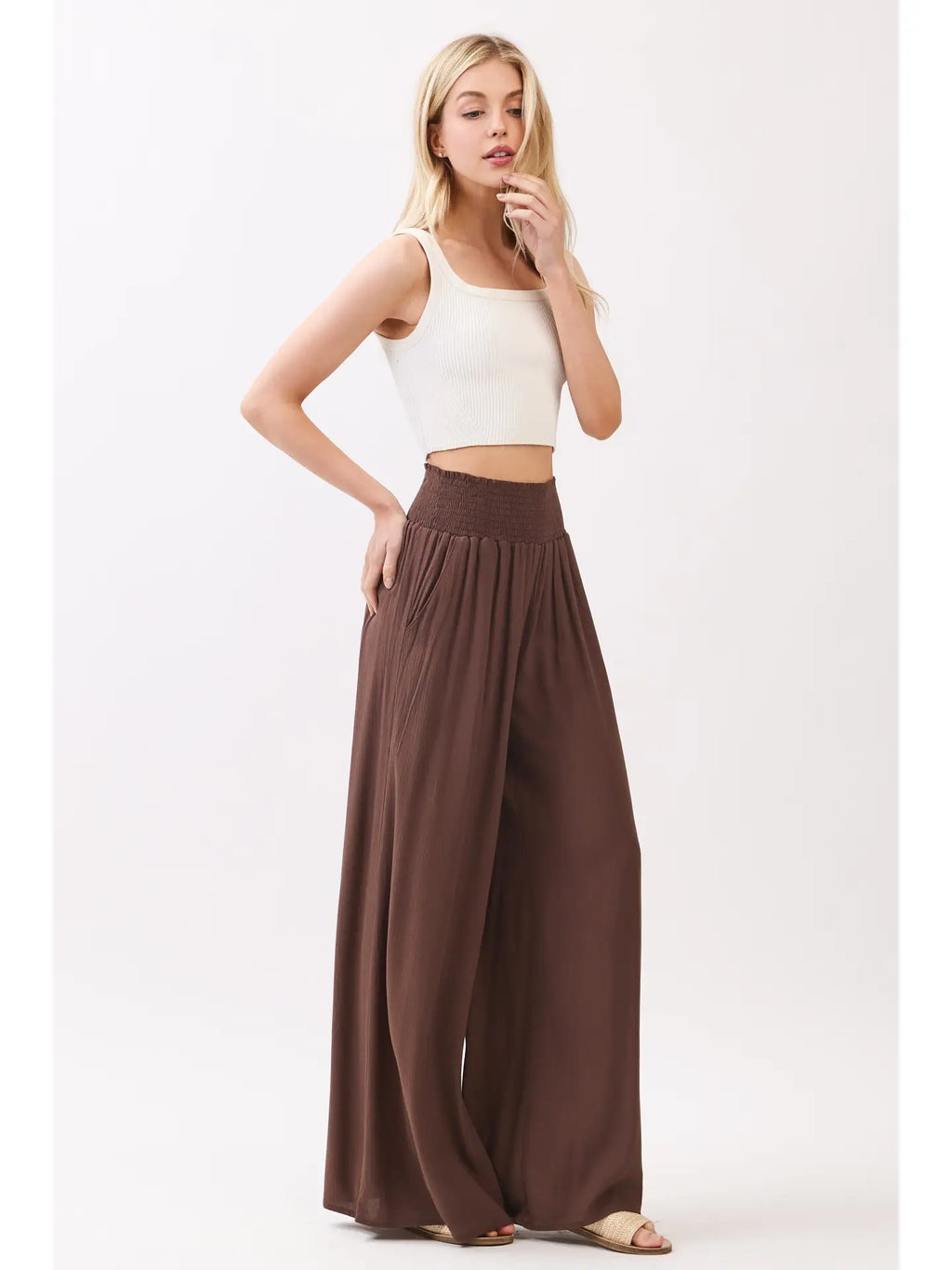 The Chocolate Wide Leg