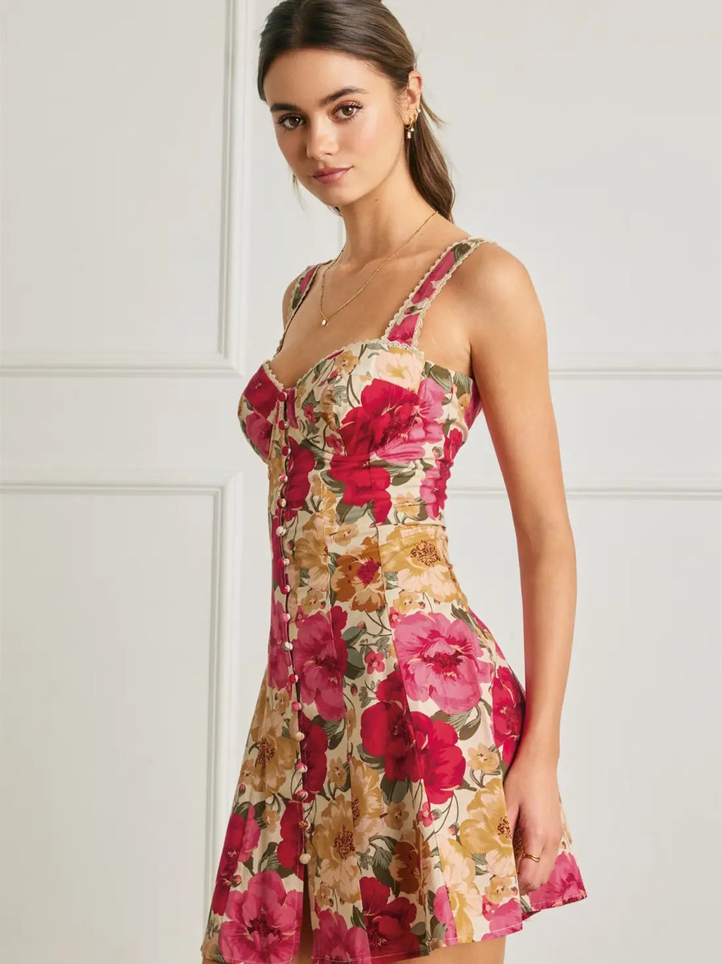 Petal Pop Mini Dress
