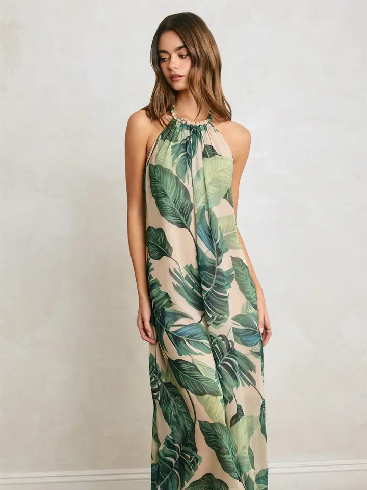 Tropical Leaf Maxi