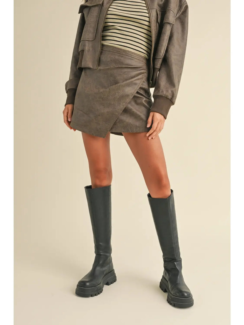 The Aged Mini Skirt