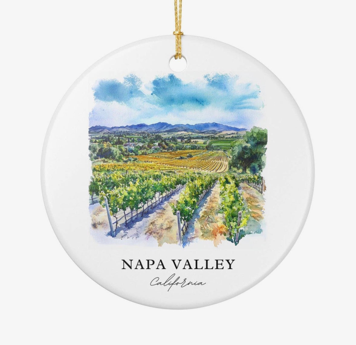 Napa Valley Ornament