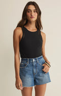 Boa Rib Tank Black