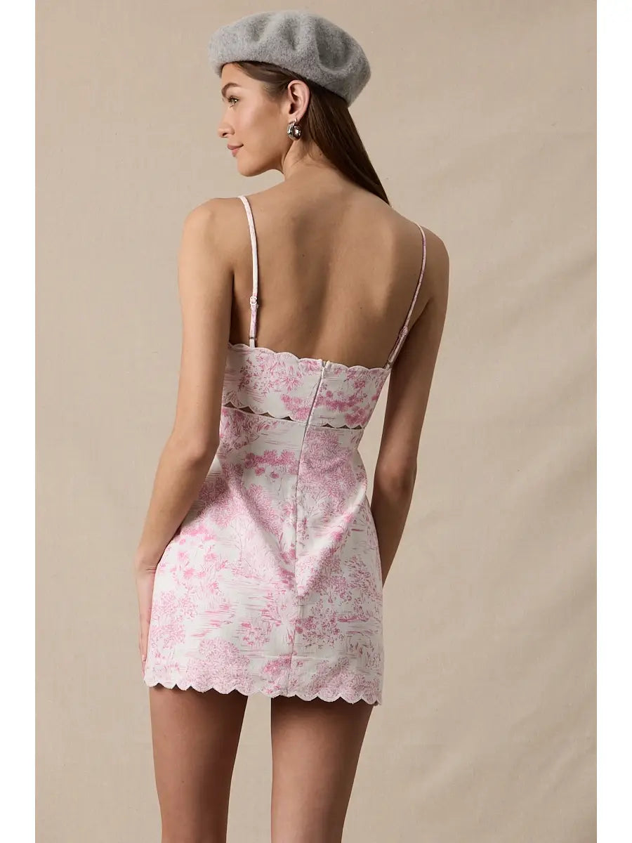 The Scallop Mini Dress