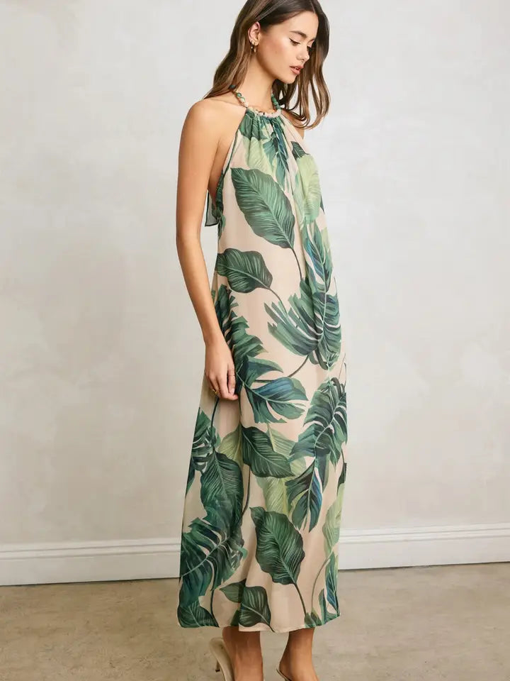 Tropical Leaf Maxi