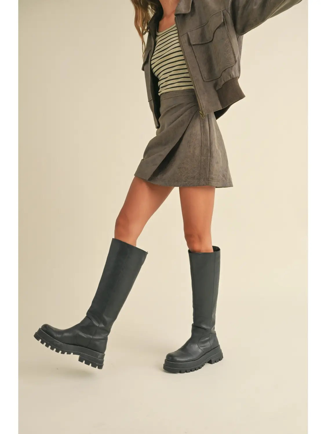 The Aged Mini Skirt