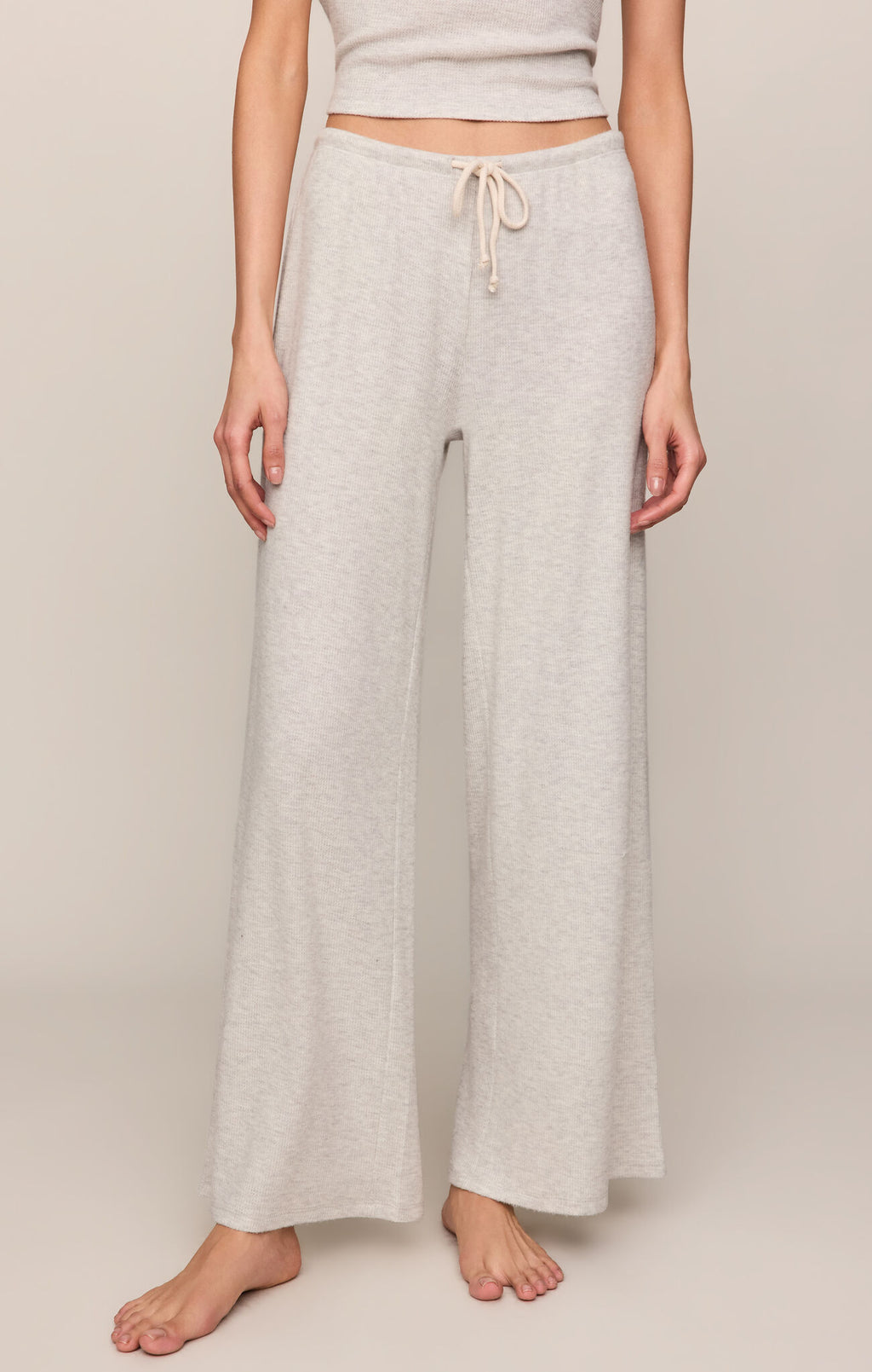 Waffle Pant - Feather Grey