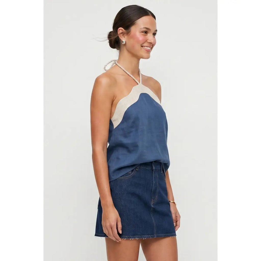 Slate Blue Halter