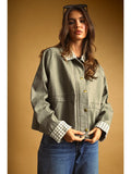 GIngham Collared Jacket