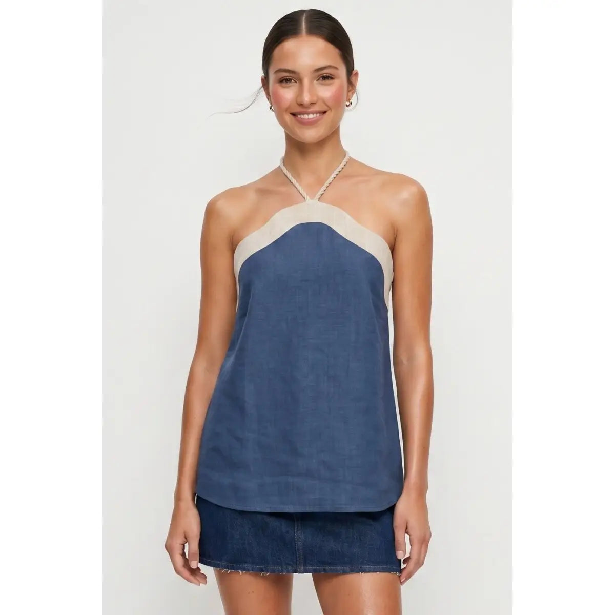 Slate Blue Halter