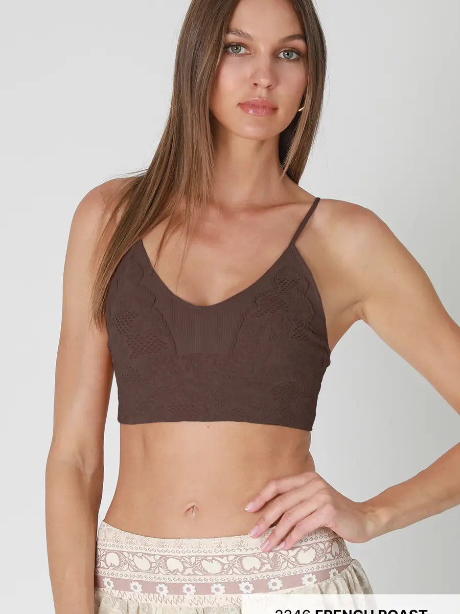 Lace Embroidered Bralette