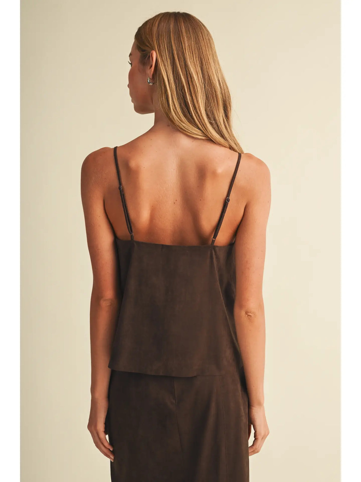 Choco Suede Cami