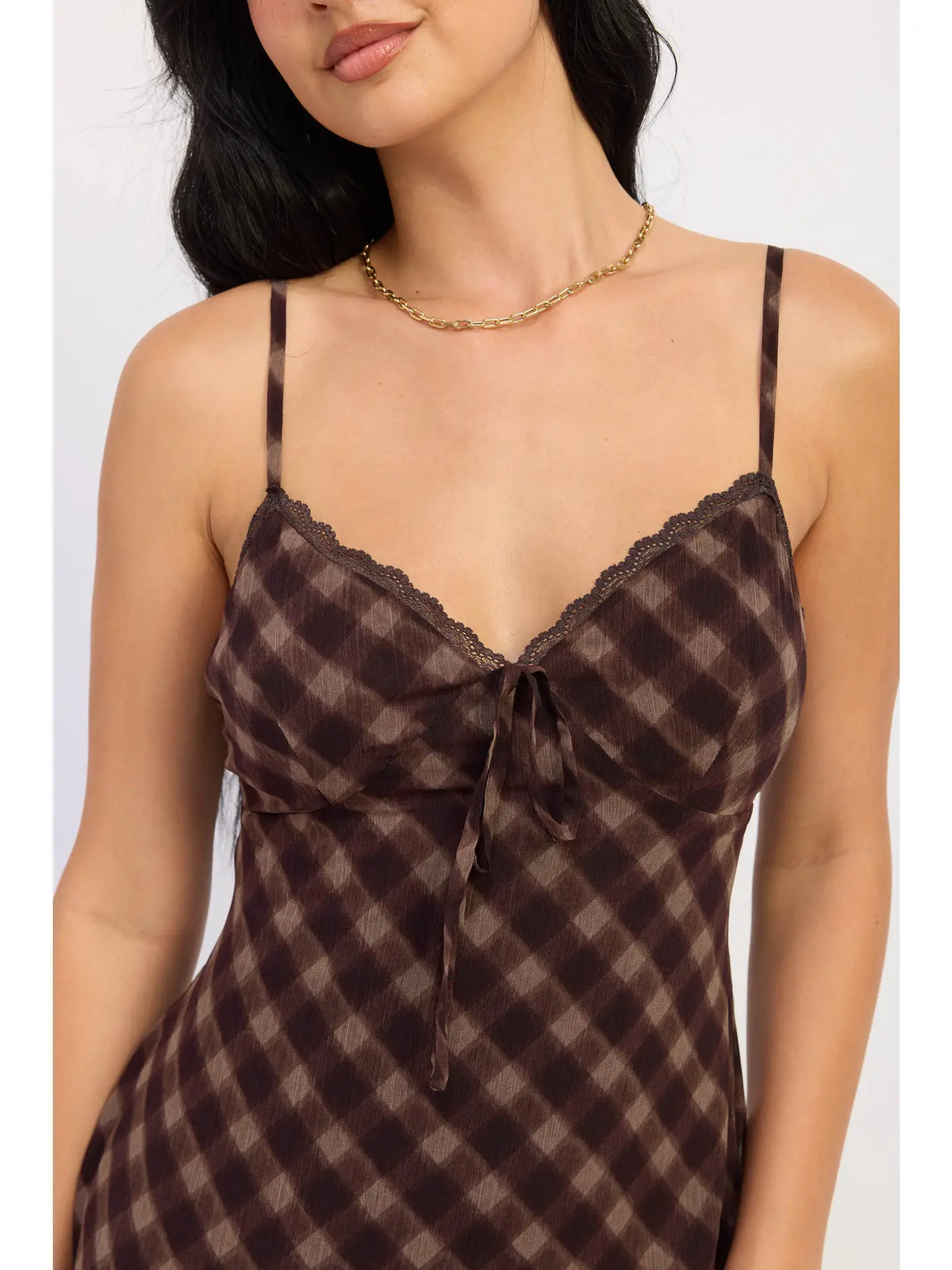 The Plum Plaid Maxi