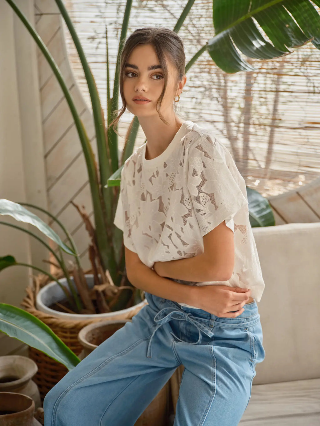 The Lydia Lace Tee