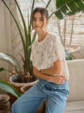 The Lydia Lace Tee