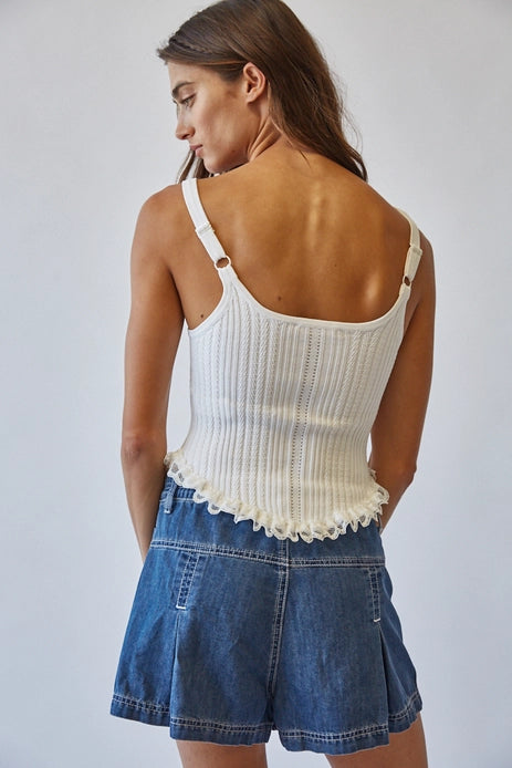 Knit Corset Tank