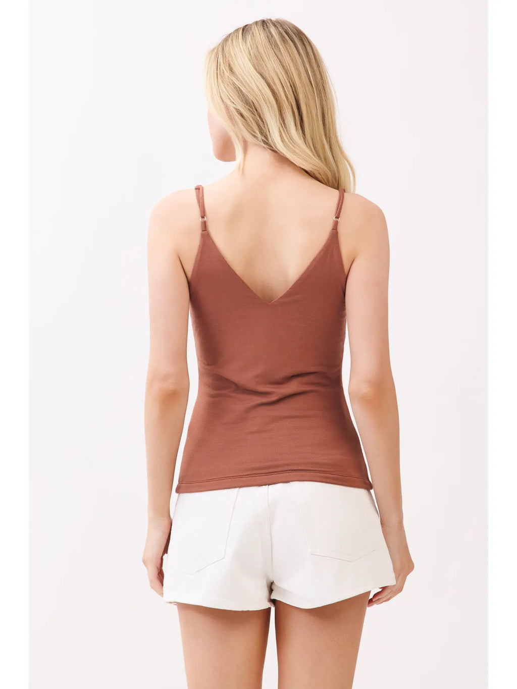 Double Layer V Neck Cami
