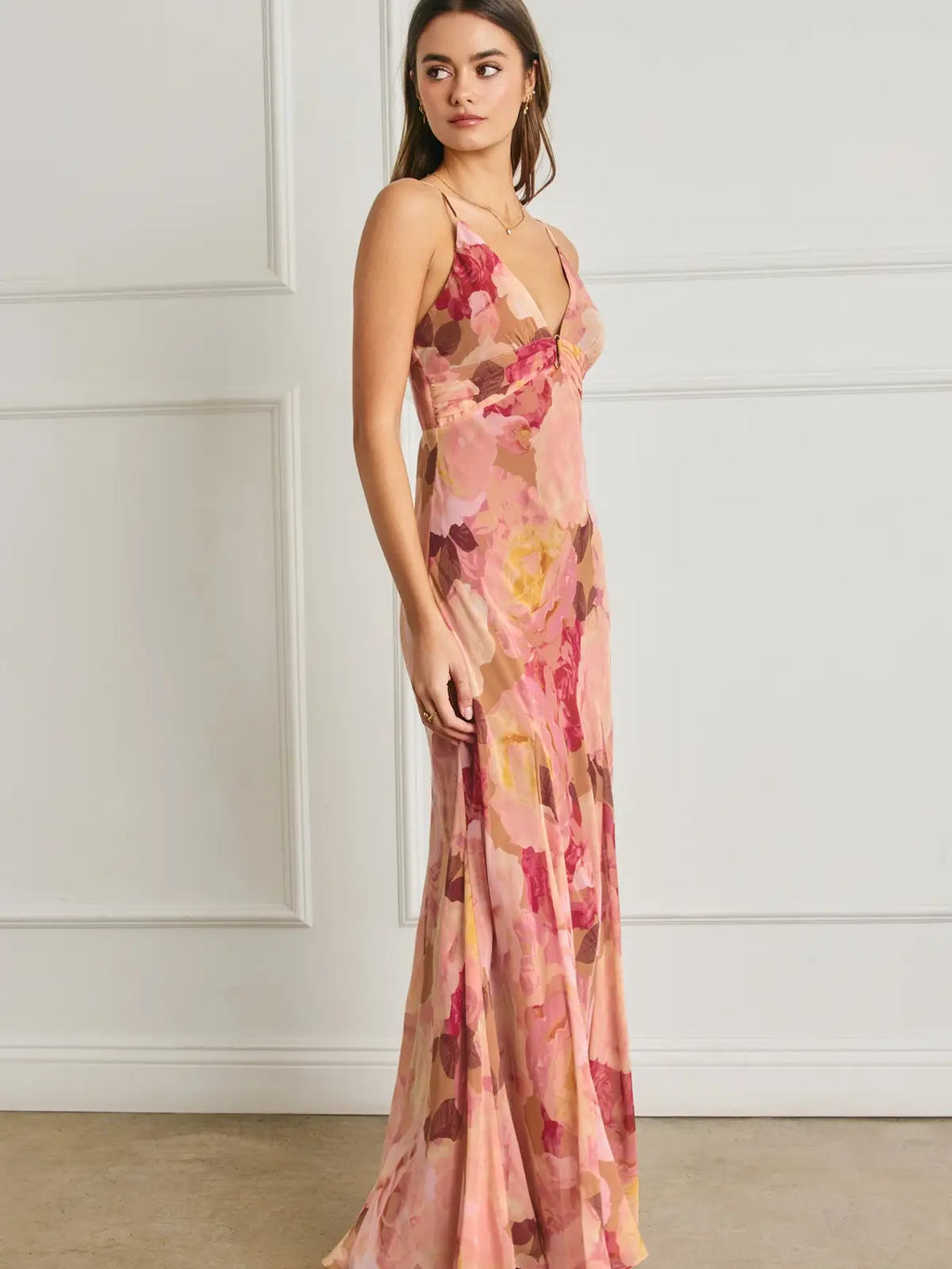 Bold Floral Maxi Dress