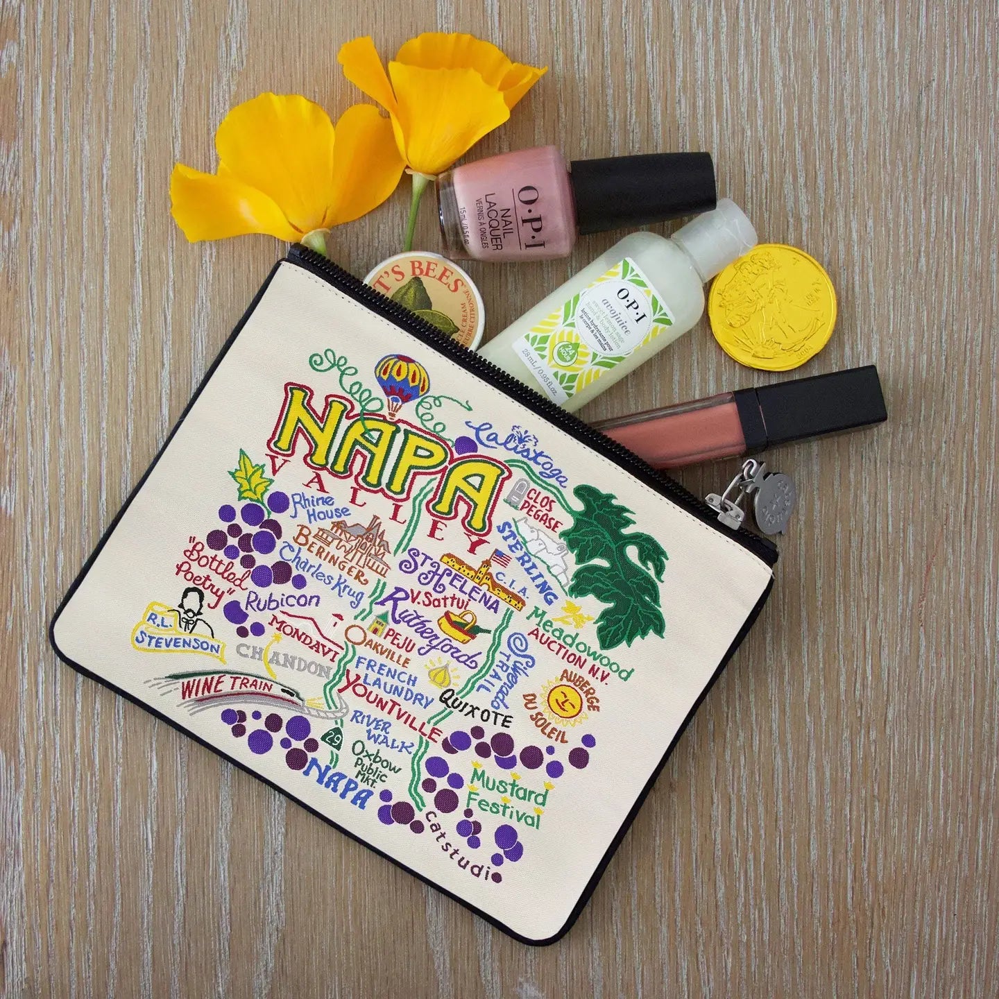 Napa Valley Zipper Pouch