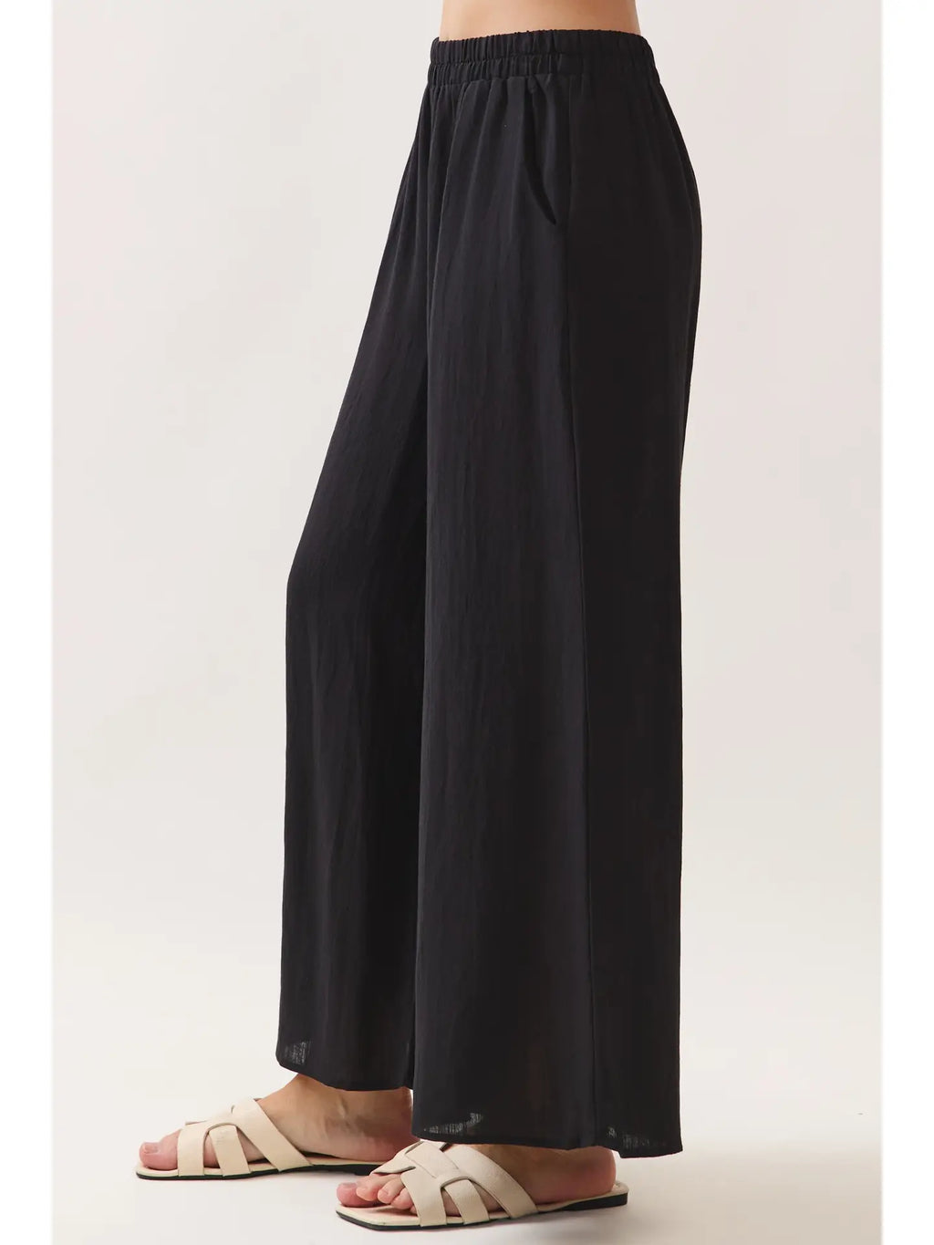 The Woven Wide Leg