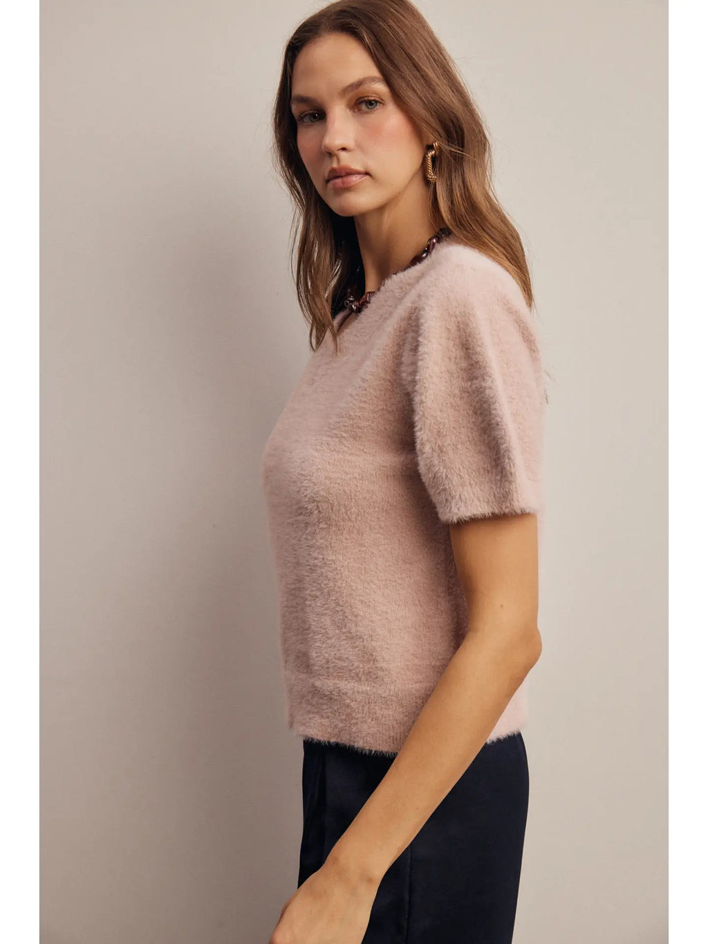 Ultra Fuzzy Knit Top