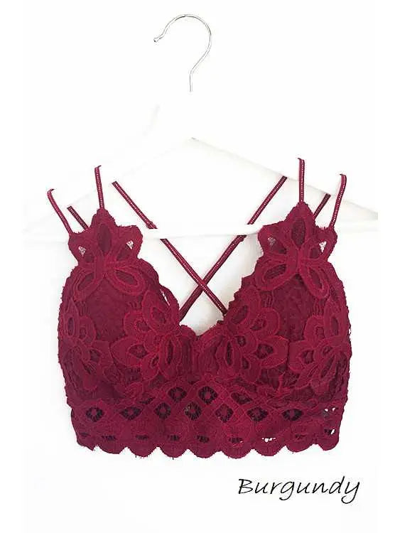 Scalloped Lace Bralette