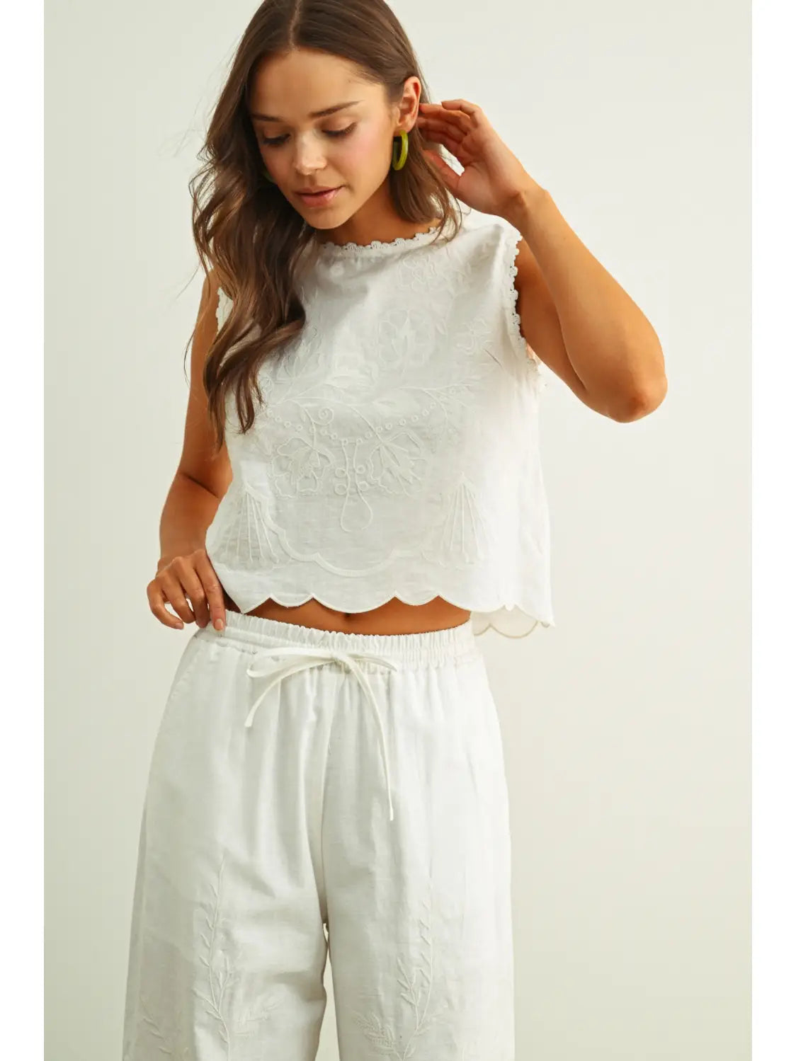 The Eve Embroidered Tank