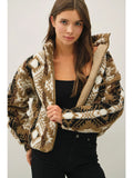 Geometric Sherpa Jacket