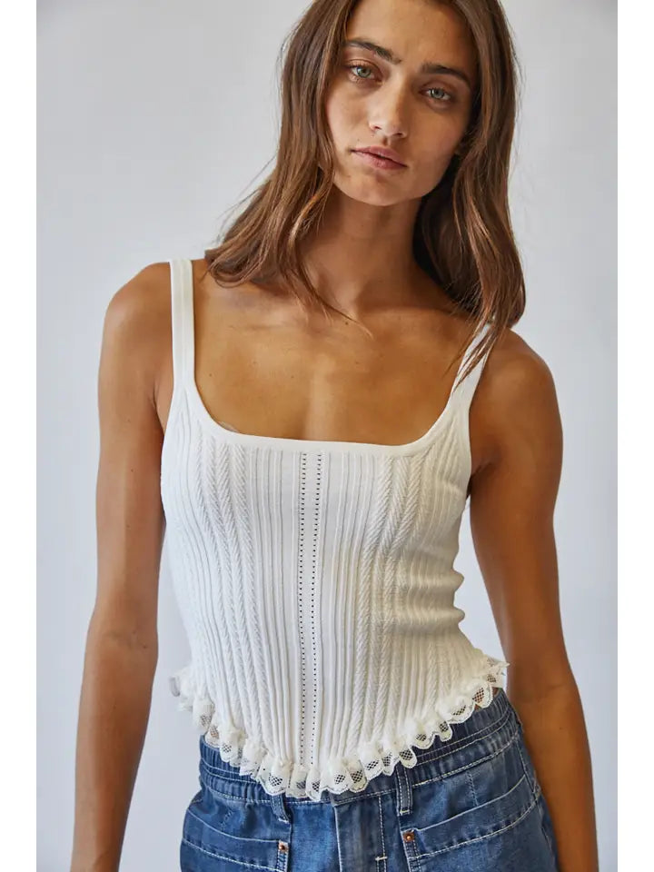 Knit Corset Tank