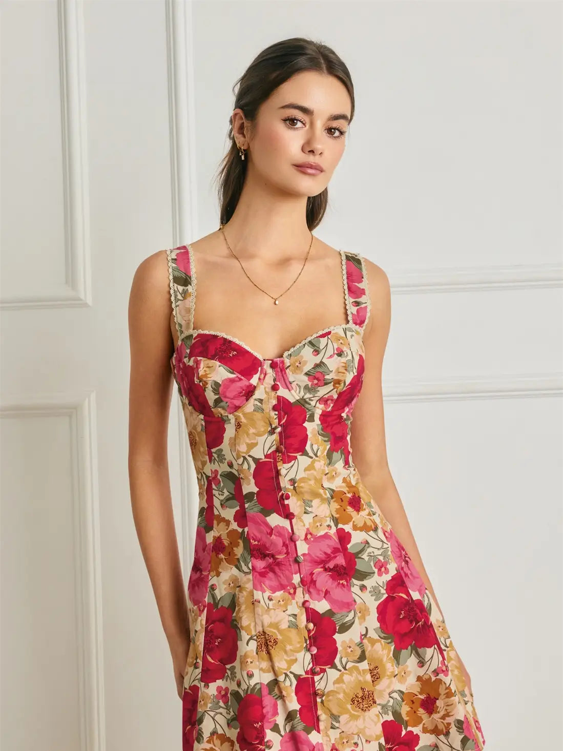 Petal Pop Mini Dress