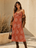 Western Bandana Midi Dress