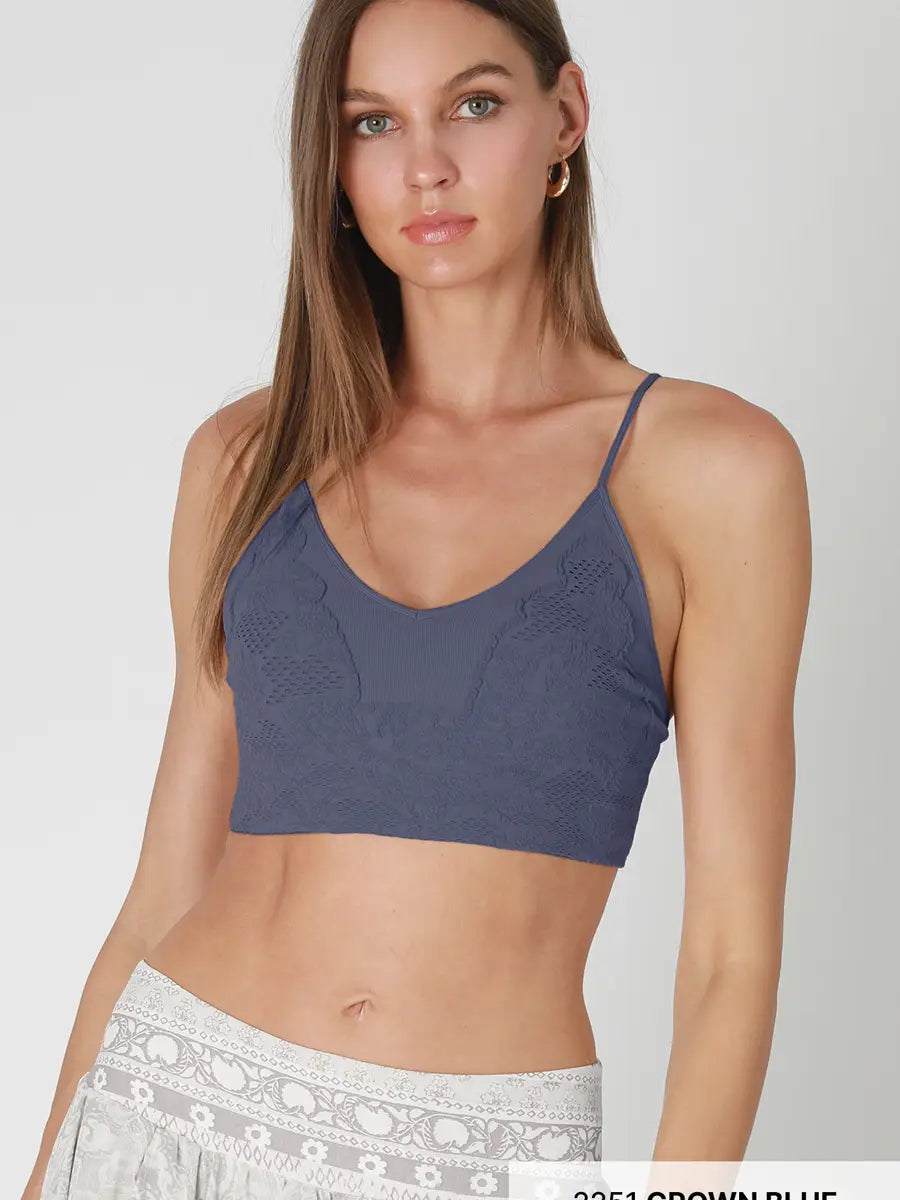 Lace Embroidered Bralette