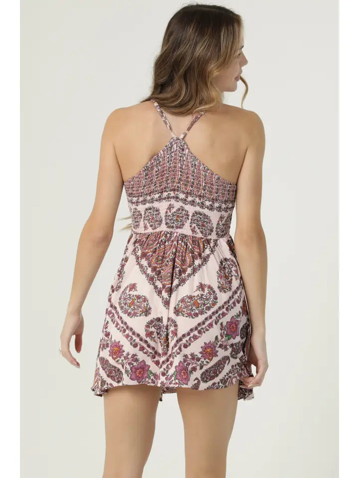 The Petal Pink Mini Dress